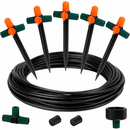 Siena Garden - Bewässerungssystem Starterset Regner, 10 tlg., für Beete