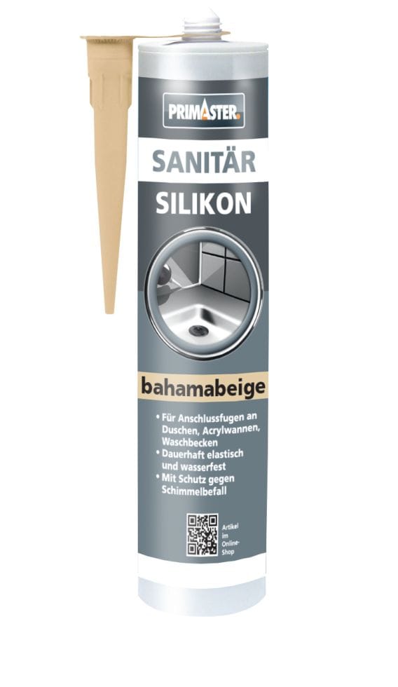 Primaster - Sanitär Silikon bahamabeige 310 ml Sanitär Silikon