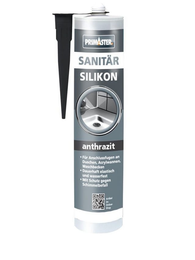 Sanitär Silikon anthrazit 310 ml Dichtstoff - Primaster