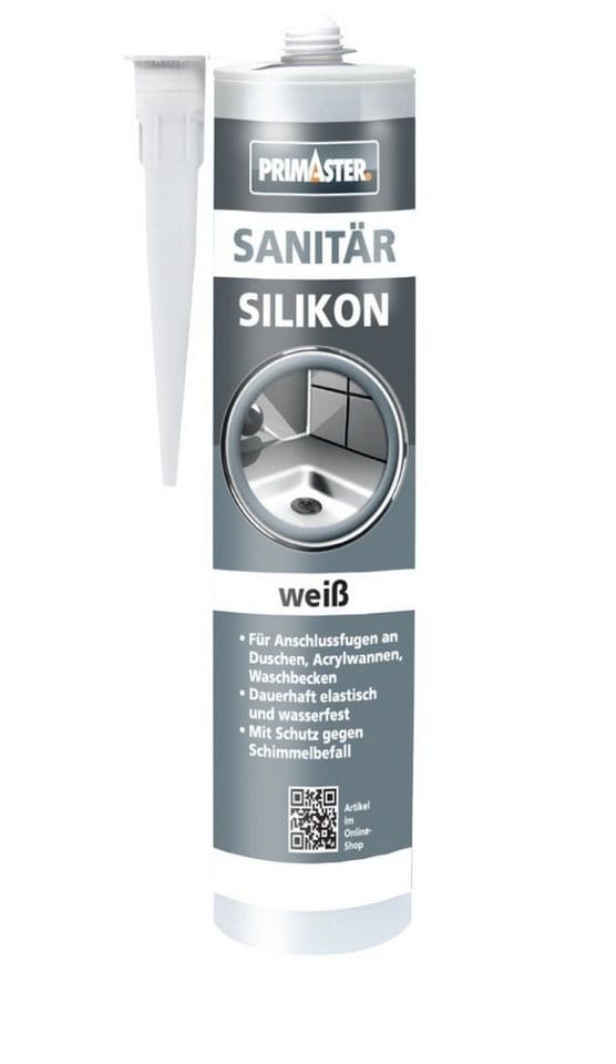 Sanitär Silikon weiß 310 ml Dichtstoff - Primaster