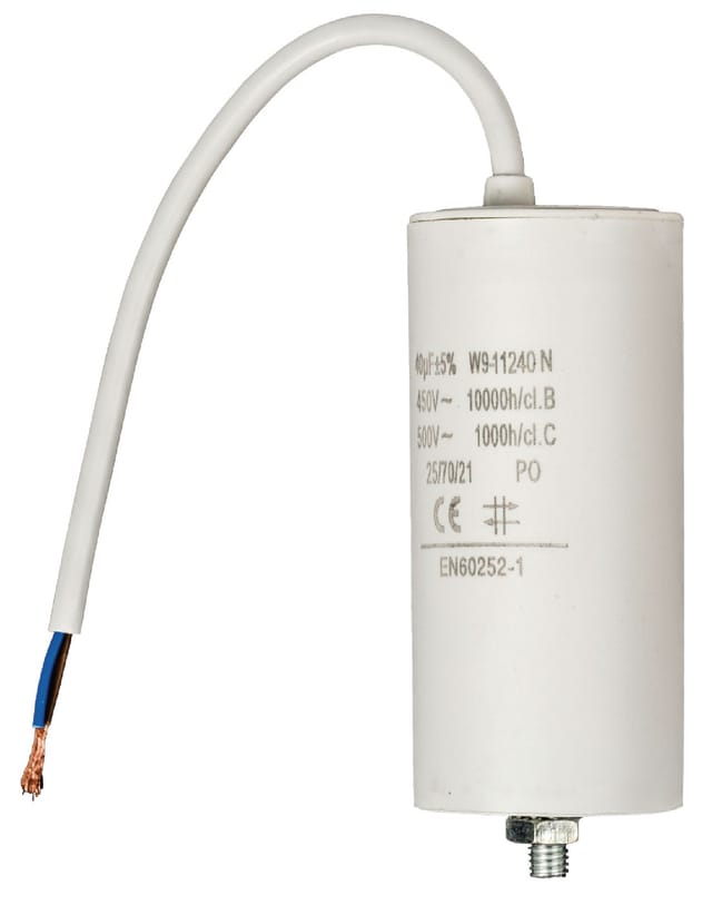 Nedis Fixkondensator W9-11240N Weiß 40,0 uF 450 V