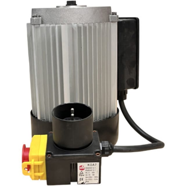 Ersatzmotor Industriemotor 230V 16A 3,5kW + kedu KOA7 Schalter mit Not/Aus Funktion Elektromotor