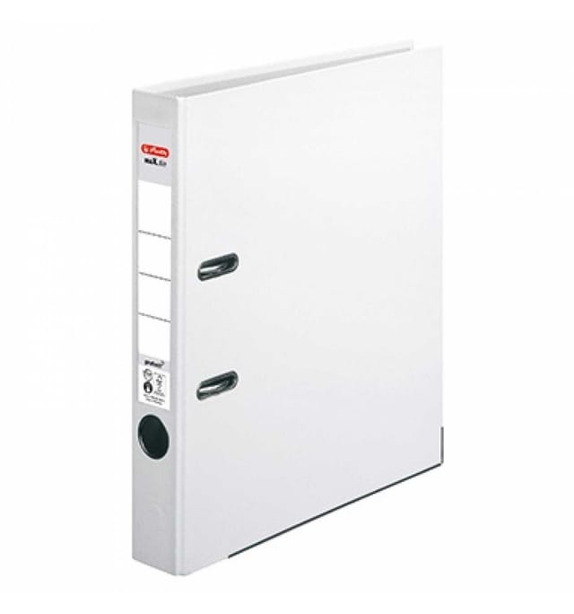 Herlitz - Ordner Max.file Protect 50mm Din A4 Material Der Kaschierung Außen: Polypropylen Material Der Kaschierung Innen: Papier Weiß