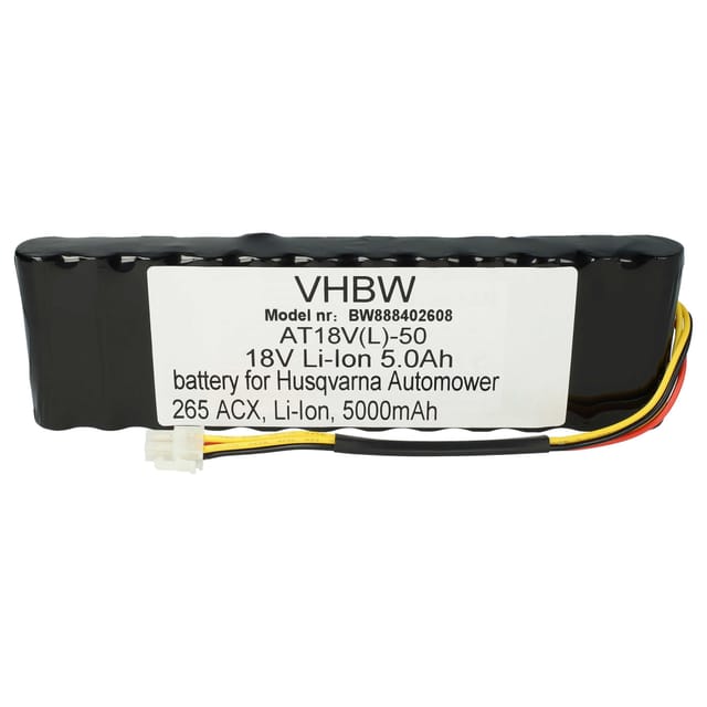 Akku Ersatz für Husqvarna 578 84 87-05, 590 71 65-01, 590 71 65-02, 597 21 32-01 für Rasenroboter Rasenmäher (5000mAh, 18V, Li-Ion) - Vhbw