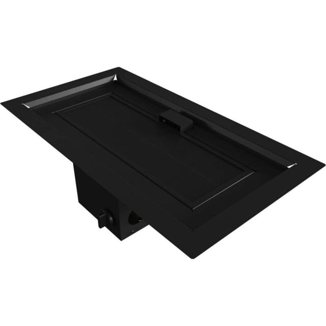 Gaskamin Einbau Heizstrahler Heizpilz 11,5 kW Gasstrahler 39x73cm Terrassenheizer