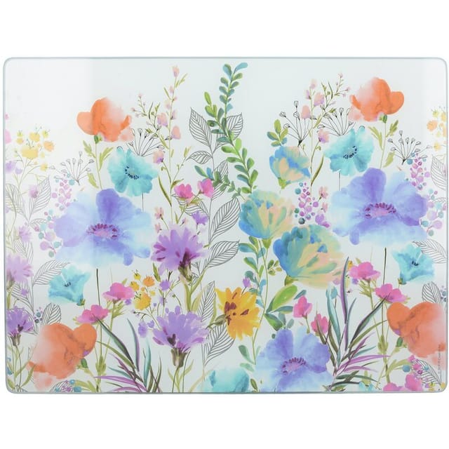 Creative Tops - Glasarbeitsplattenschutz de, 40 x 30 cm, Design de Blumen