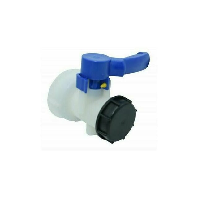 Ayyqh - ymyny Ventil für IBC-Tanks, 1000 Liter, 2 Zoll/62 mm, Kunststoff, integriertes Absperrventil, DN40 (62 mm)