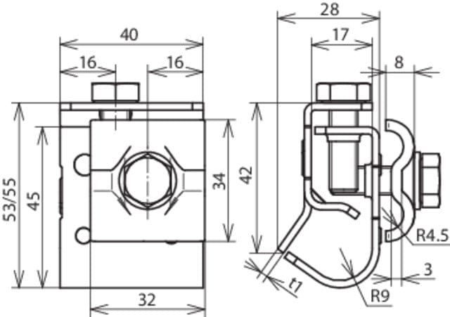 Dehn DACHRINNENKLEMME DRK 16-22FV (339.057 CU)