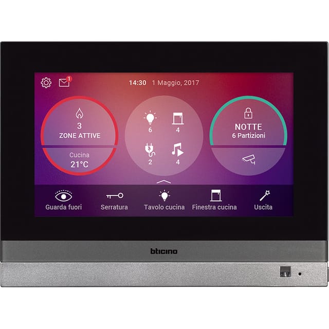 Touchscreen mit 7' Bildschirm für Hausautomation MyHome 3488 - Bticino