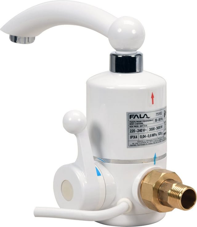 3000W durchwasserheizer mit wandhahn und auslauf 75932 Fala