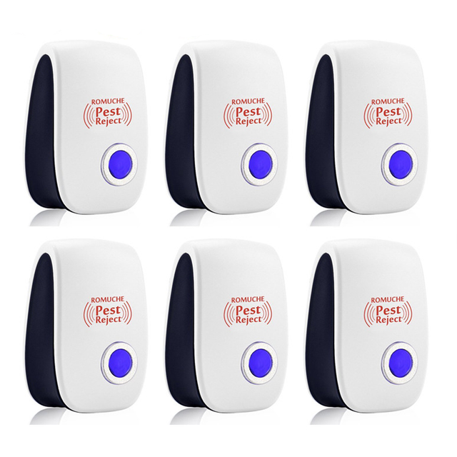 Ultraschall Mäuse- Und Rattenabwehr 6er Set - Ultraschall Mückenabwehr - Ultraschall Abwehr - Ultraschall Anti Mücken - Ultraschall Maus - Ameisenabwehr - Mäuseabwehr - Spinnenabwehr - Ultraschall Rat