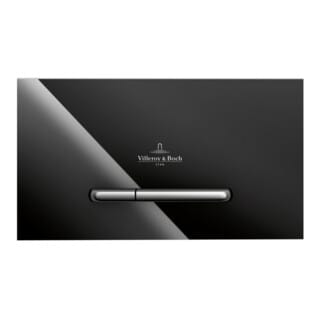 Villeroy&boch - ViConnect Betätigungsplatte Schwarz Glas M300, 922160RB