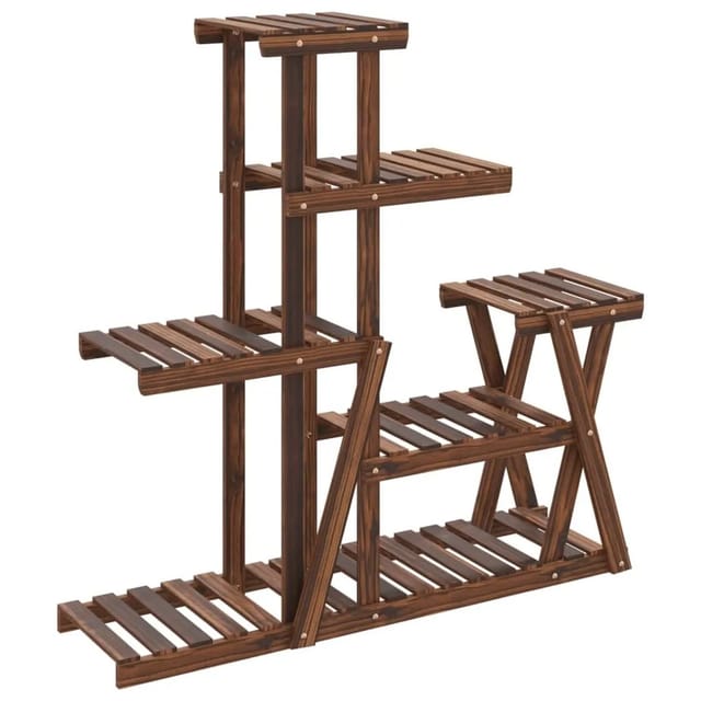 Blumenständer 95x25x96 cm Massivholz Tanne Vidaxl