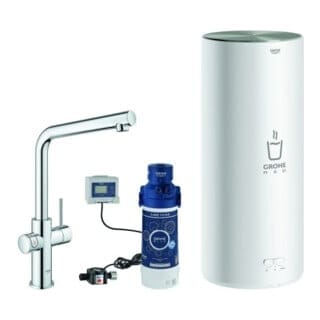 Red Duo Armatur und Boiler Größe l, l- Auslauf, 30325001 - Grohe