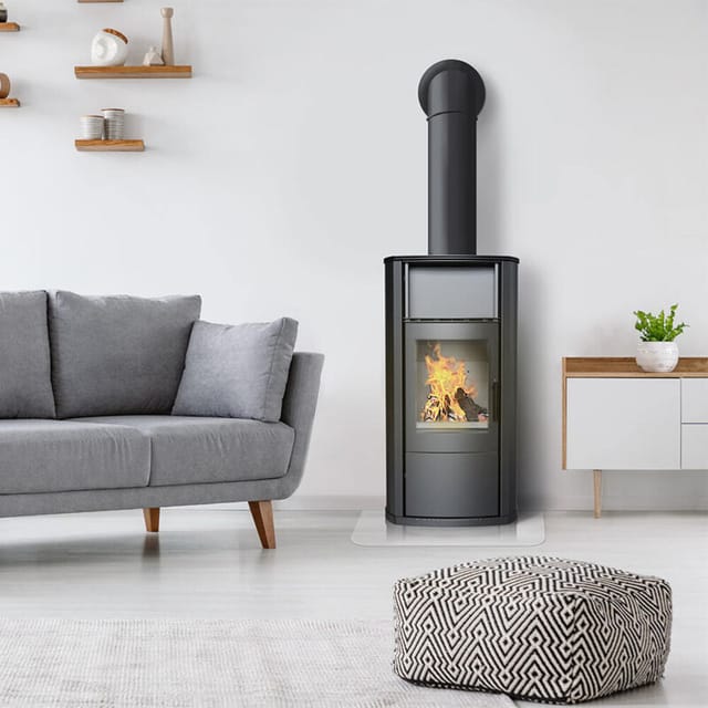 Kaminofen aus Stahl KRATKI EPSILON Ø 150 8 kW