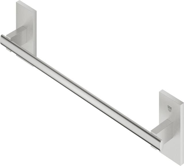 QuickFix - Start Cube - Handtuchstange 450 mm- Supersteel Finish 40987DC0 (zum Anschrauben oder Ankleben) - Grohe