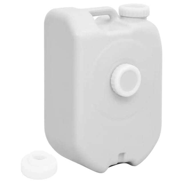 Wassertank Tragbar mit Adapter 24 l Grau Vidaxl