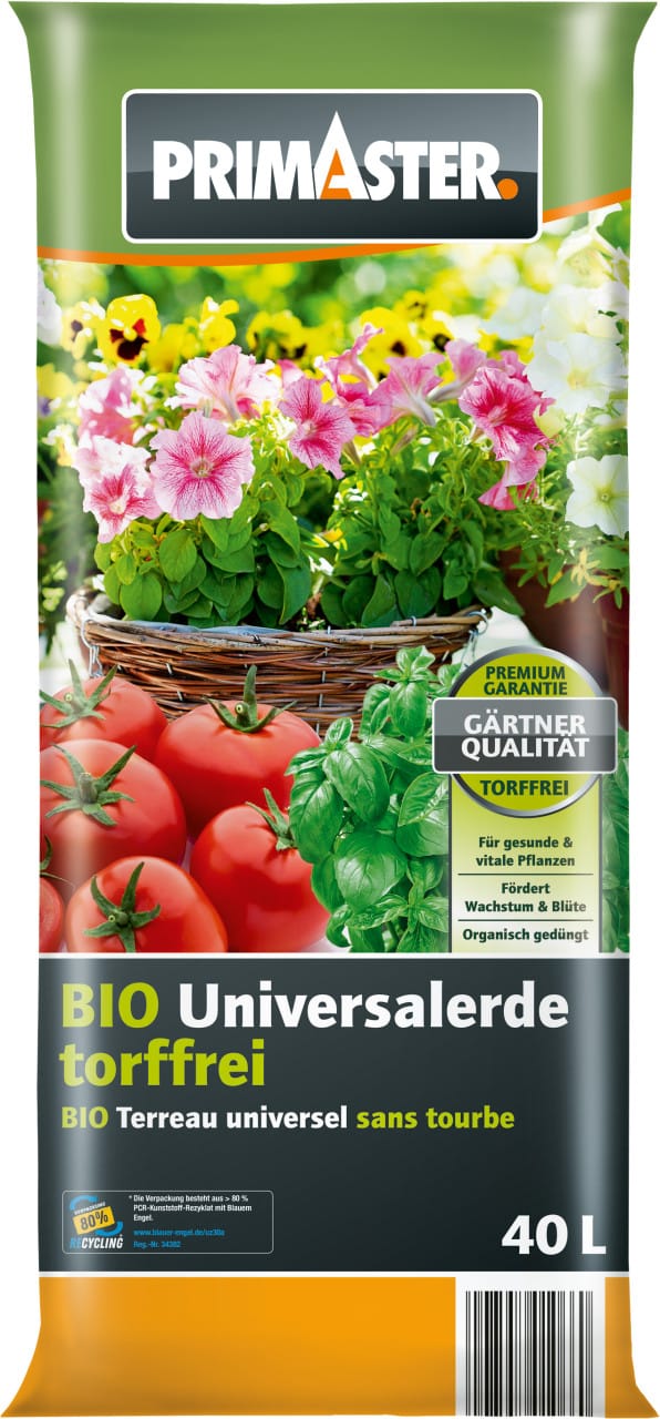 Bio Universalerde 40 l torffrei Erde - Primaster