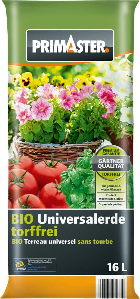 Bio Universalerde 16 l torffrei Erde - Primaster