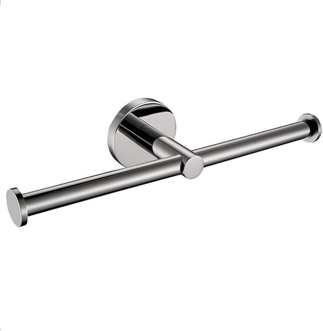 Doppelter Toilettenpapierhalter, Chrom, Toilettenpapierrollenhalter, Wandmontage, Moderner Silberner Toilettenpapierhalter, 2-in-1, Edelstahl Für Badezimmer