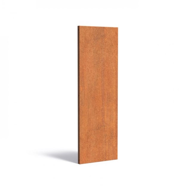 Paneel Basic Cortenstahl 60x180 cm Gartenpaneel Sichtschutz Paneel Garten Deko Wand - Adezz