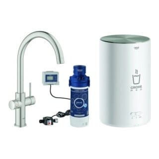 Grohe Red Duo Armatur und Boiler Größe M, C-Auslauf, 30083DC1