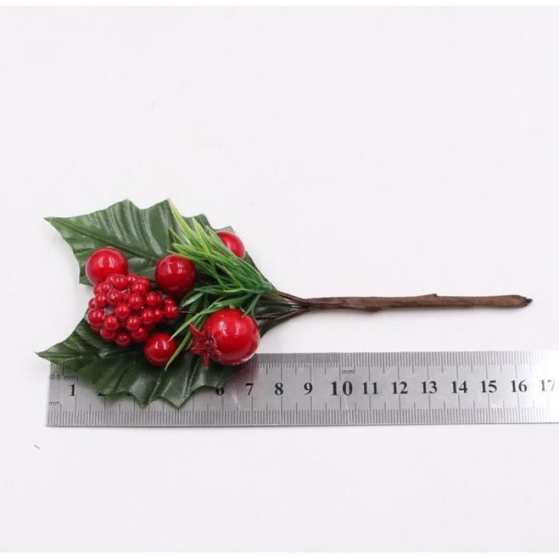 1 Set Weihnachtsbaumschmuck-zubehör, Künstliche Kiefernzweig-simulation, Diy, Ausschneiden Und Aufkleben, [93c45e6]