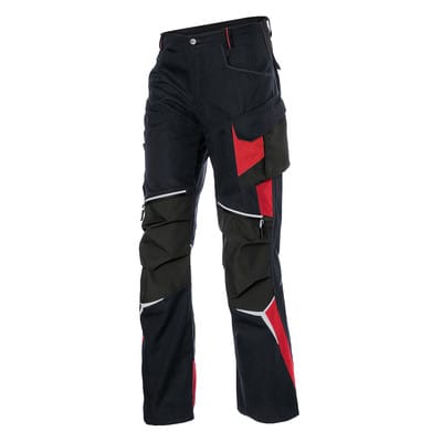 Kübler Hose BODYFORCE Pro schwarz/mittelrot Gr. 58