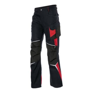 Kübler Hose BODYFORCE Pro schwarz/mittelrot Gr. 48