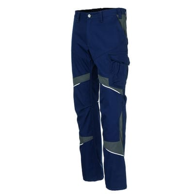Kübler Workwear - Kübler Damenhose activiq cotton+ 2550 dunkelblau/anthrazit Gr. 42