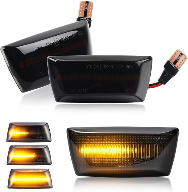 Gotrays - Dynamische LED-Blinkerleuchte für V-auxhall O-pel Adam Astra h Corsa d Corsa e Insignia a Meriua b Zafira