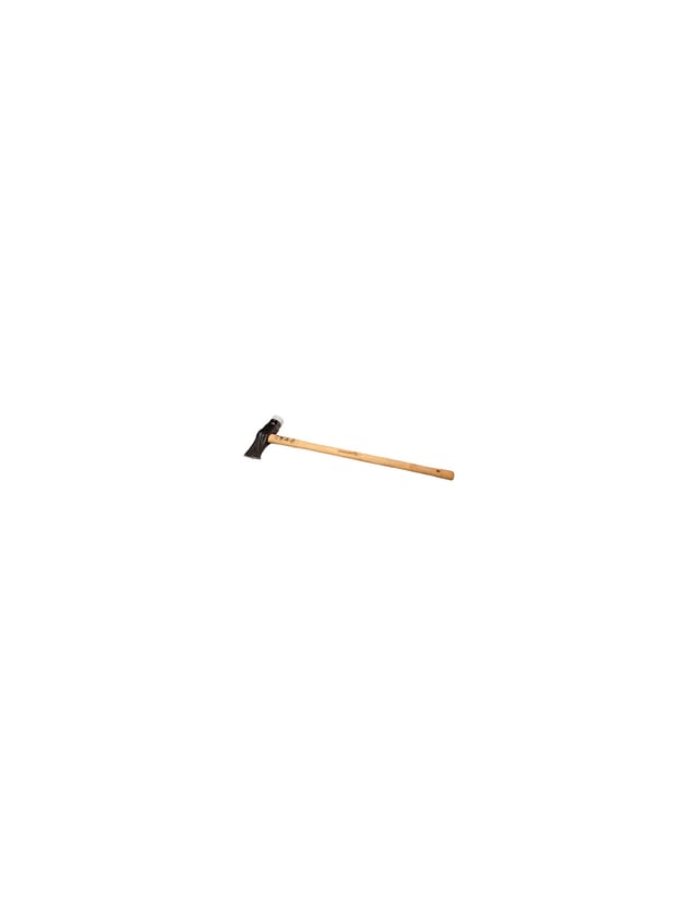 Spaltaxt for das Spalten der größten Holzstämme und zum Einschlagen von Spaltkeilen. · Griff aus Hickory · Länge