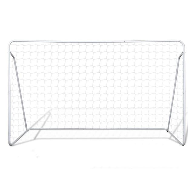 Maison Exclusive Fußballtor 240x90x150 cm Stahl Hochwertig