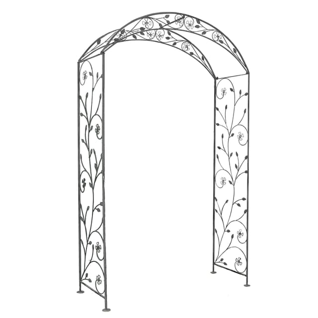 Magazzini Cosma - Outdoor Fioriera Arco Garden H230 cm mit Stahlkonstruktion und Blumendekoration Garden Elite