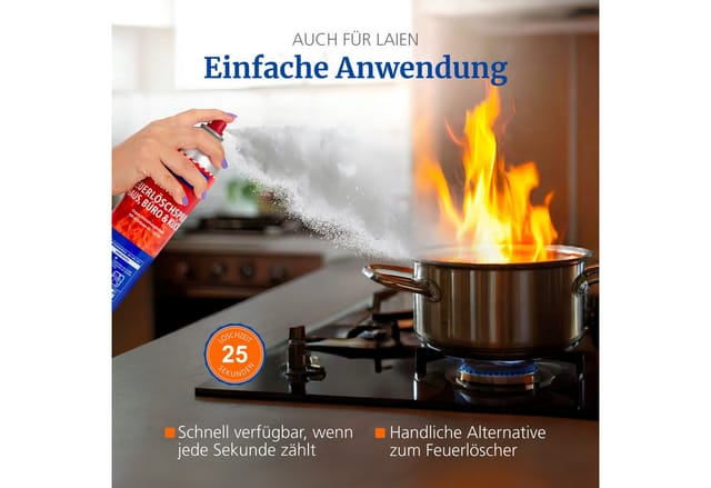 Schaumfeuerlöschspray 600 ml Brandklasse: a, b, f Inhalt 1 St. - Hekatron