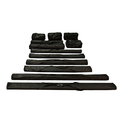 Taschenset Zelttaschen 5 m für professional Zelte für Pavillon Partyzelt - 11 Stück Tragetaschen Transporttaschen, zur sicheren Aufbewahrung, aus