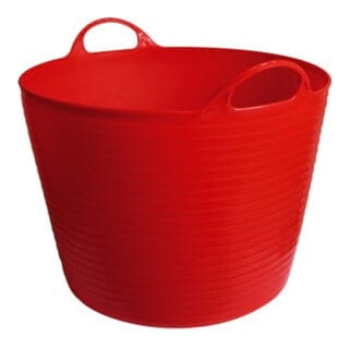 Kerbl - Trog FlexBag rot flexibler Futtertrog, Fassungsvermögen 42 Liter