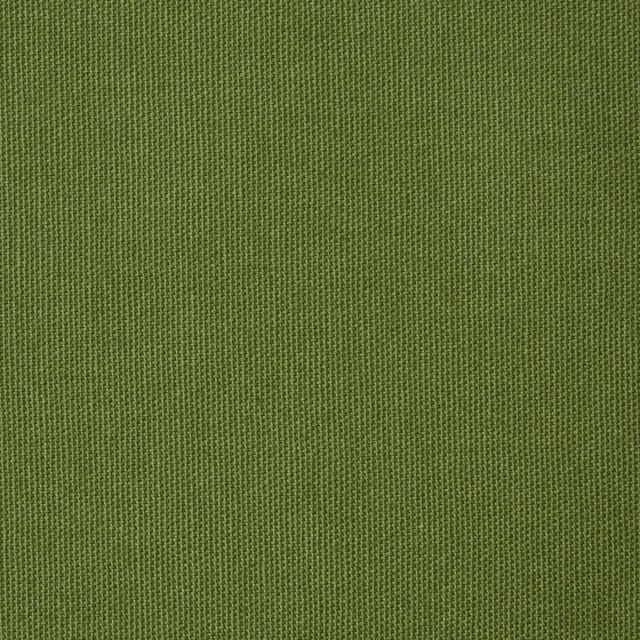 Einfarbiger Baumwollstoff olivgrün – Meterware, 150 cm breit - Homescapes