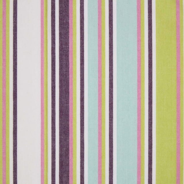 Baumwollstoff Osaka – bunt gestreifte Meterware, 150 cm breit - Homescapes