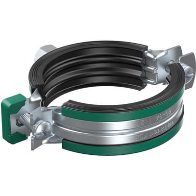 Walraven - Rohrschelle KSB2 ev 66-70 mm epdm M8/M10 Zweischraubenschelle