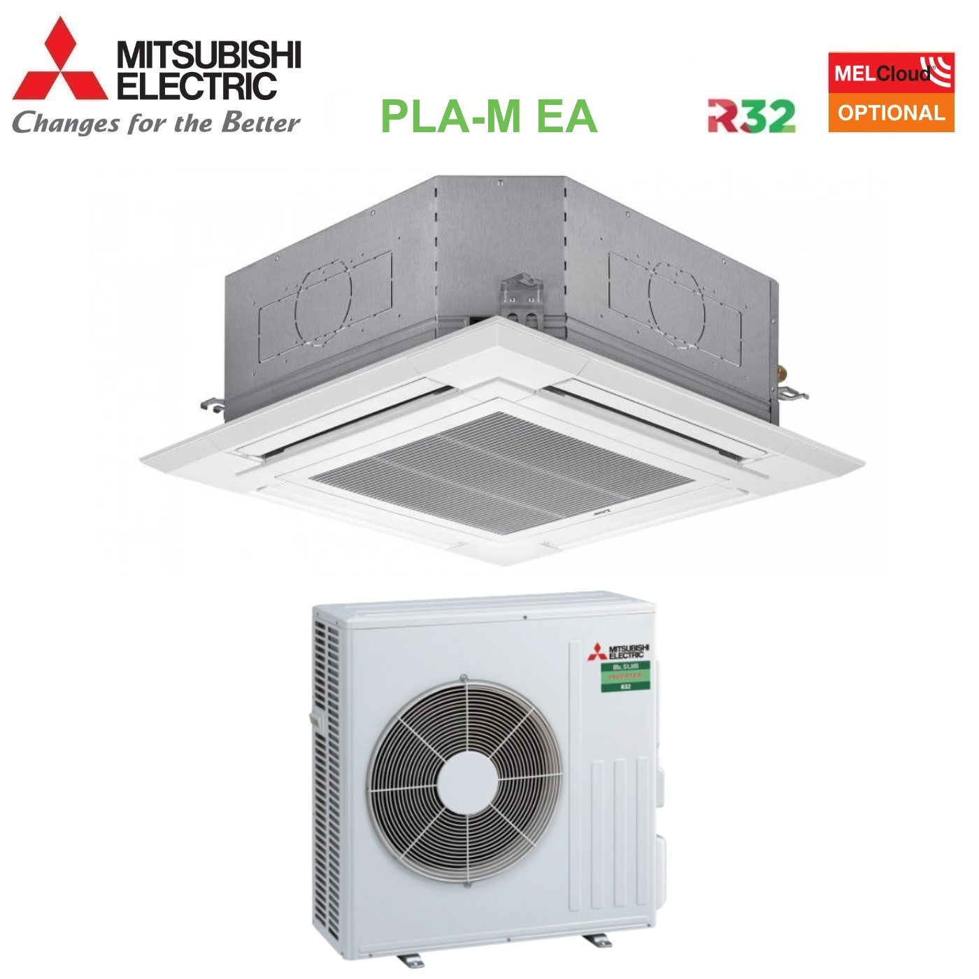 Klimagerät Mitsubishi Electric Pla-m71ea 24000 Btu Wi-fi