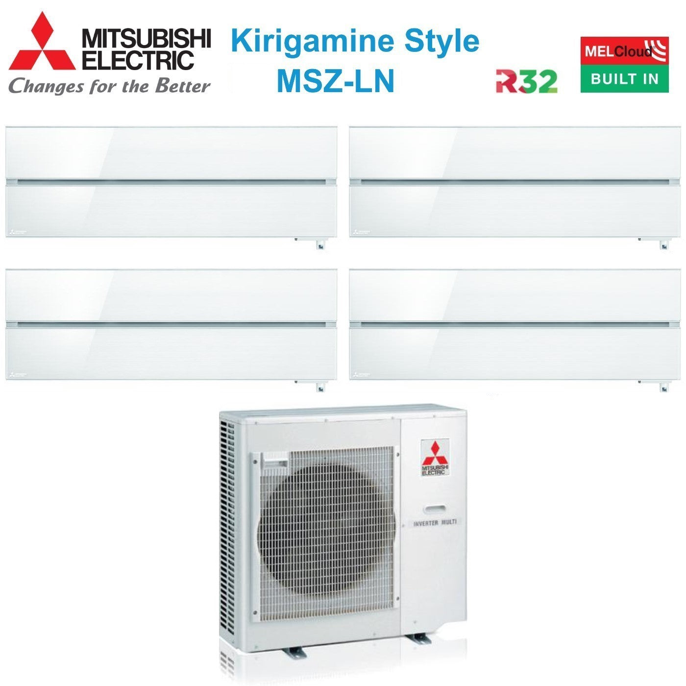 Klimaanlage Mitsubishi Electric Msz-ln Inverter 7.2 Kw 8.6 Kw