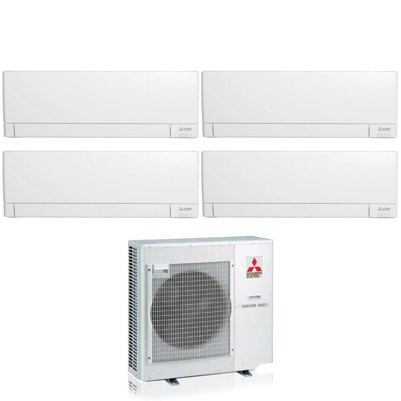 Klimaanlage Mitsubishi Electric Quadri Split 8 Kw Kühlung Inverter