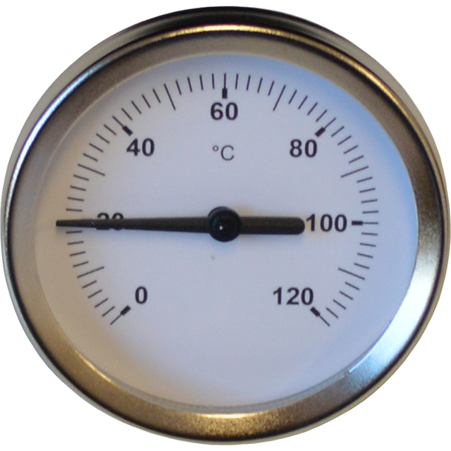 Zeigerthermometer 21,3mm 1/2' 0-120°C - Sanicomfort
