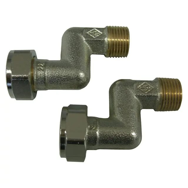 S-Anschlußstück 1/2' - 2 Stück - Sanicomfort