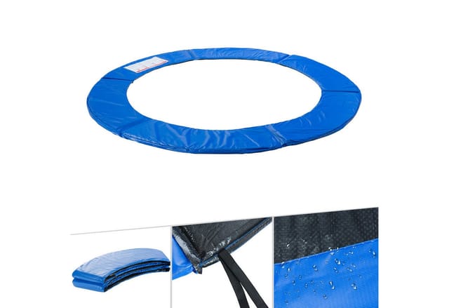 Arebos - Randabdeckung Trampolin Randschutz Umrandung 305 cm Blau 28 cm Breite