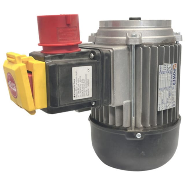 Ersatzmotor Industriemotor 400V 2,6kW K900 Schalter-Stecker Kombination Motor Holzspalter