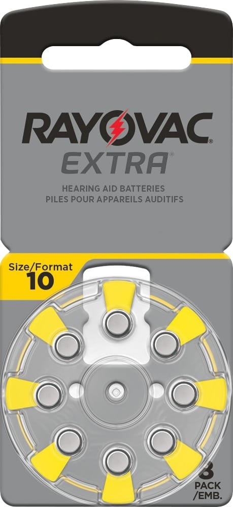 Rayovac HA10 PR70 Hörgeräte Batterien Extra Advanced