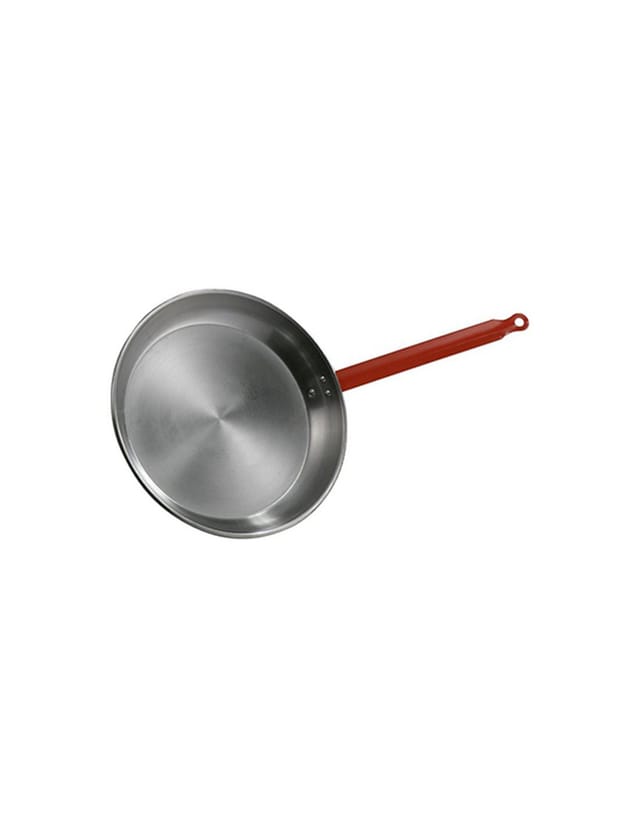 Flache polierte Bratpfanne 30cm idealer Griff