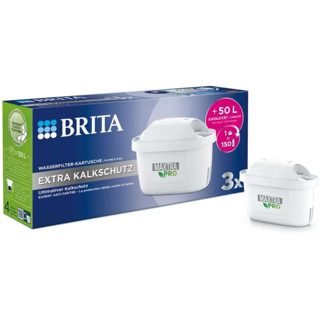Brita - Wasserfilterkartusche maxtra pro extra kalkschutz, 3er-Pack Wasserfilter